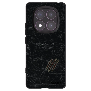 Picasee Xiaomi Redmi Note 14 Pro 4G Hülle - Schwarzes Silikon - SCRATCH