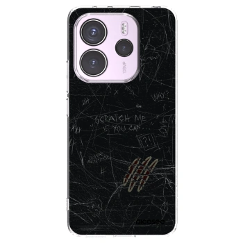 Picasee Xiaomi Redmi Note 14 4G Hülle - Transparentes Silikon - SCRATCH