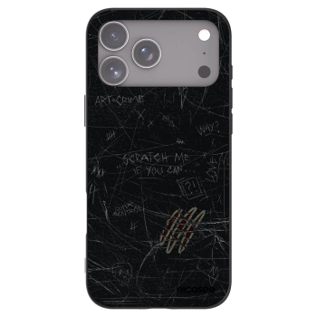 Picasee Apple iPhone 17 Pro Max Hülle - Schwarzes Silikon - SCRATCH
