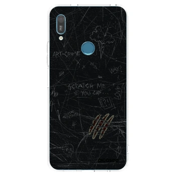 Picasee Huawei Y6 2019 Hülle - Transparentes Silikon - SCRATCH