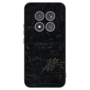 Picasee Xiaomi Redmi Note 15 Pro+ Hülle - Schwarzes Silikon - SCRATCH
