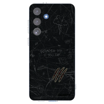 Picasee Samsung Galaxy S25 FE 5G Hülle - Transparentes Silikon - SCRATCH