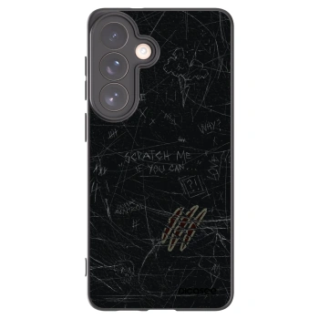 Picasee Samsung Galaxy S26+ Hülle - Schwarzes Silikon - SCRATCH