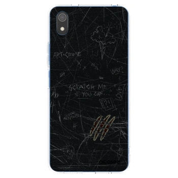 Picasee Xiaomi Redmi 7A Hülle - Transparentes Silikon - SCRATCH