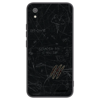 Picasee Xiaomi Redmi 7A Hülle - Schwarzes Silikon - SCRATCH