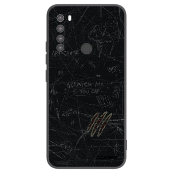 Picasee Xiaomi Redmi Note 8 Hülle - Schwarzes Silikon - SCRATCH