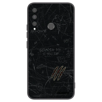 Picasee Huawei P40 Lite E Hülle - Schwarzes Silikon - SCRATCH