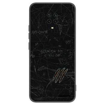 Picasee Xiaomi Redmi Note 9 Pro Hülle - Schwarzes Silikon - SCRATCH