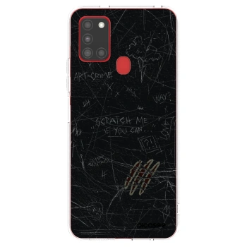 Picasee Samsung Galaxy A21s Hülle - Transparentes Silikon - SCRATCH
