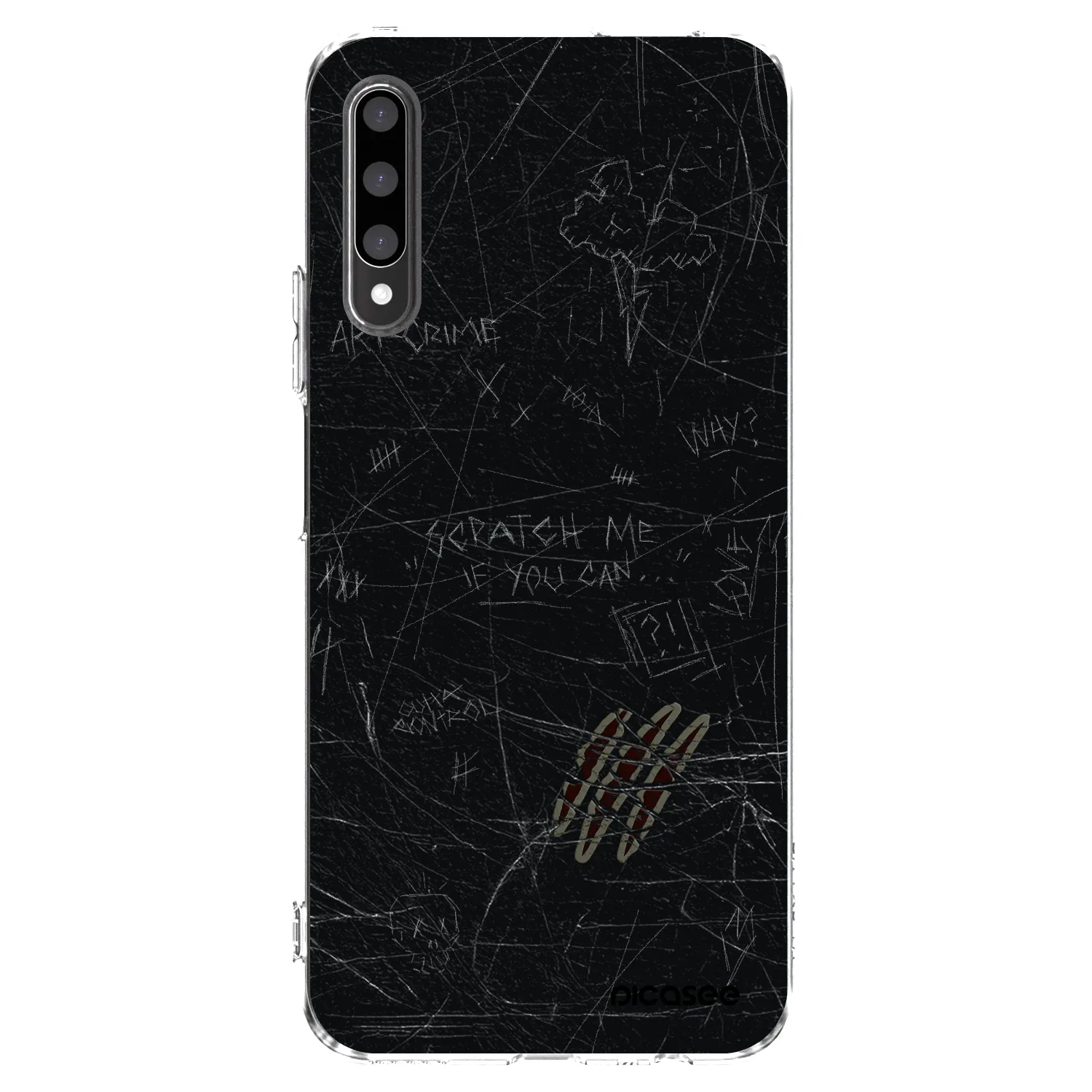 Picasee Honor 9X Pro Hülle - Transparentes Silikon - SCRATCH