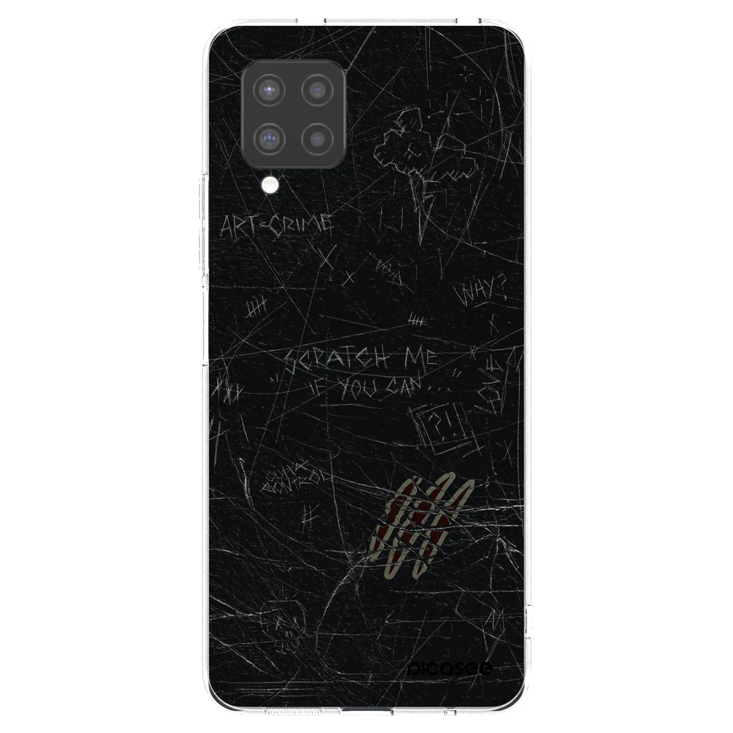Picasee Samsung Galaxy A42 A426B Hülle - Transparentes Silikon - SCRATCH