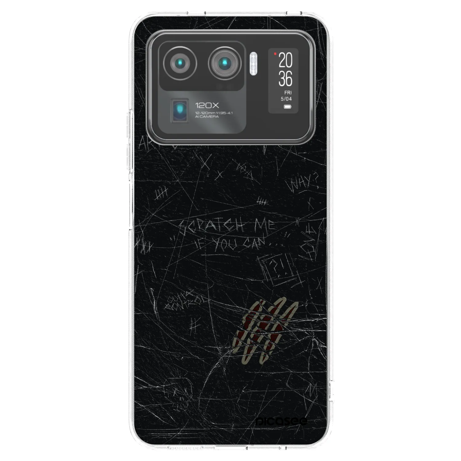 Picasee Xiaomi Mi 11 Ultra Hülle - Transparentes Silikon - SCRATCH