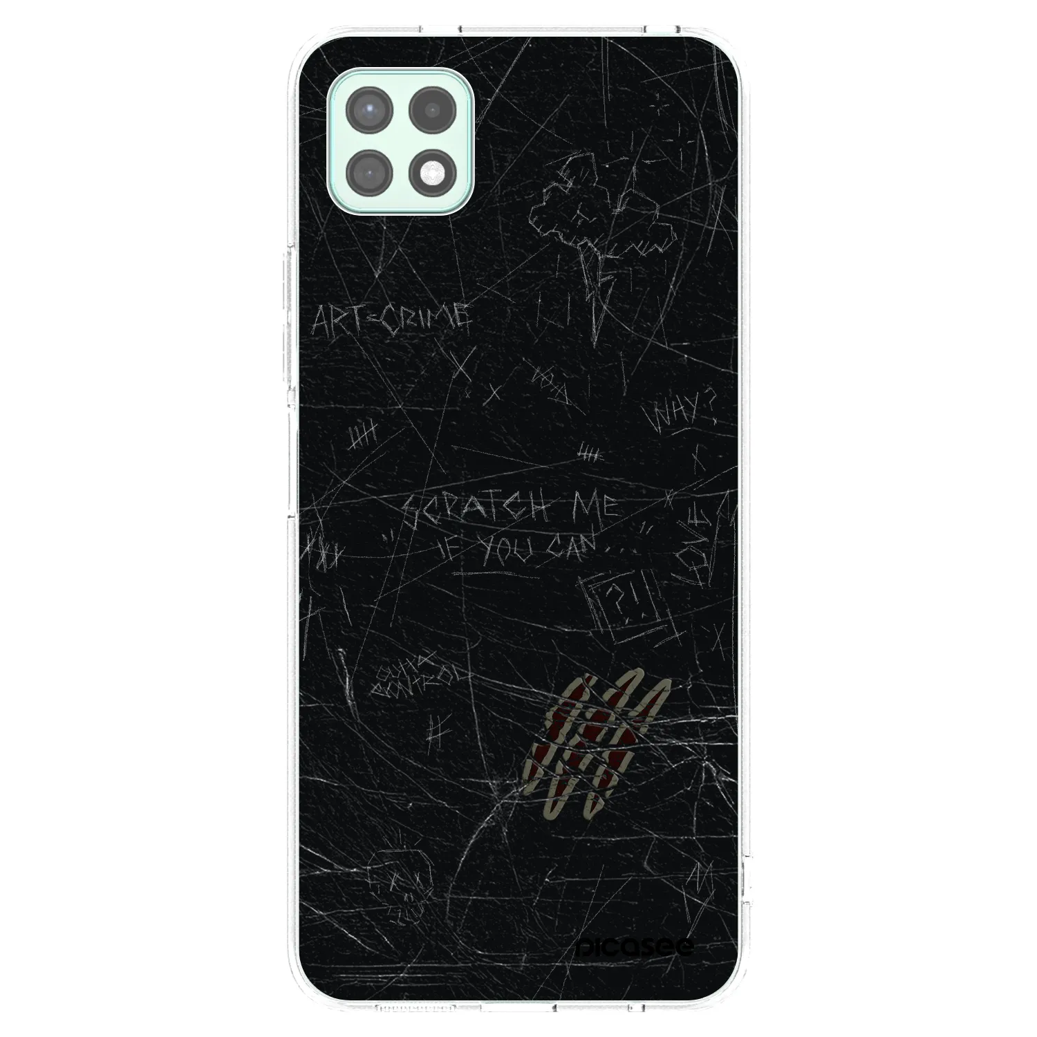 Picasee Samsung Galaxy A22 A226B 5G Hülle - Transparentes Silikon - SCRATCH