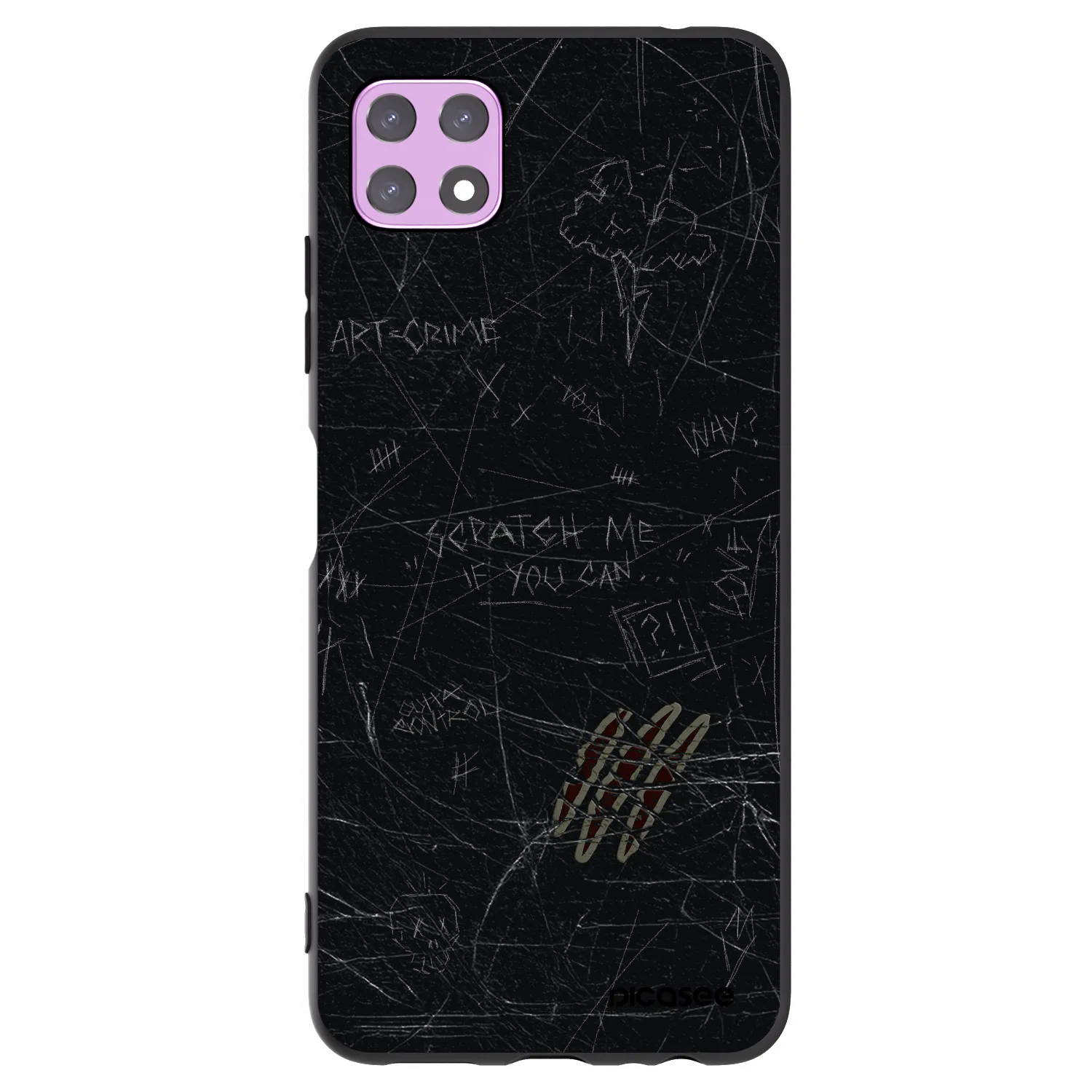 Picasee Samsung Galaxy A22 A226B 5G Hülle - Schwarzes Silikon - SCRATCH