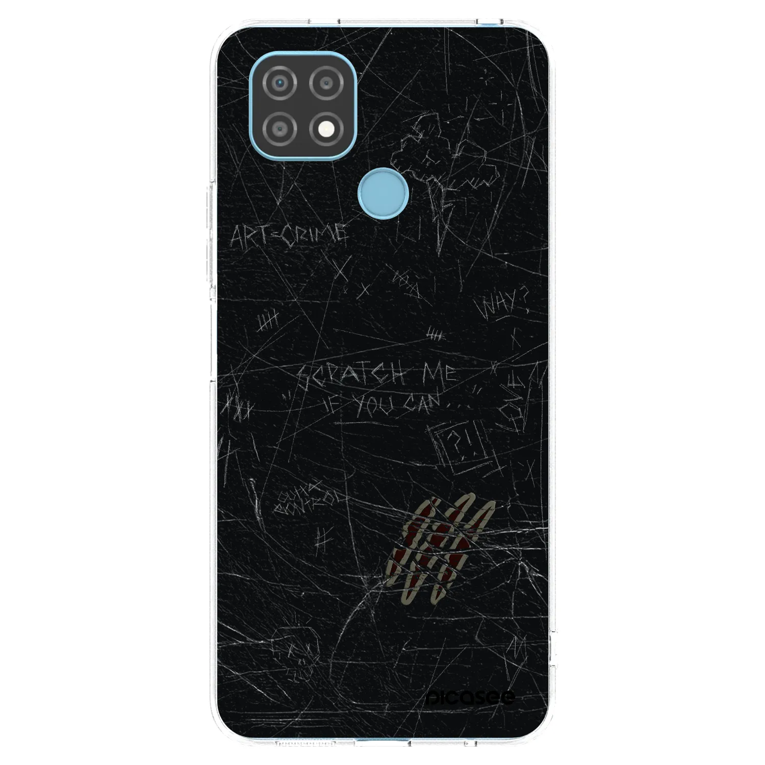 Picasee Realme C21 Hülle - Transparentes Silikon - SCRATCH