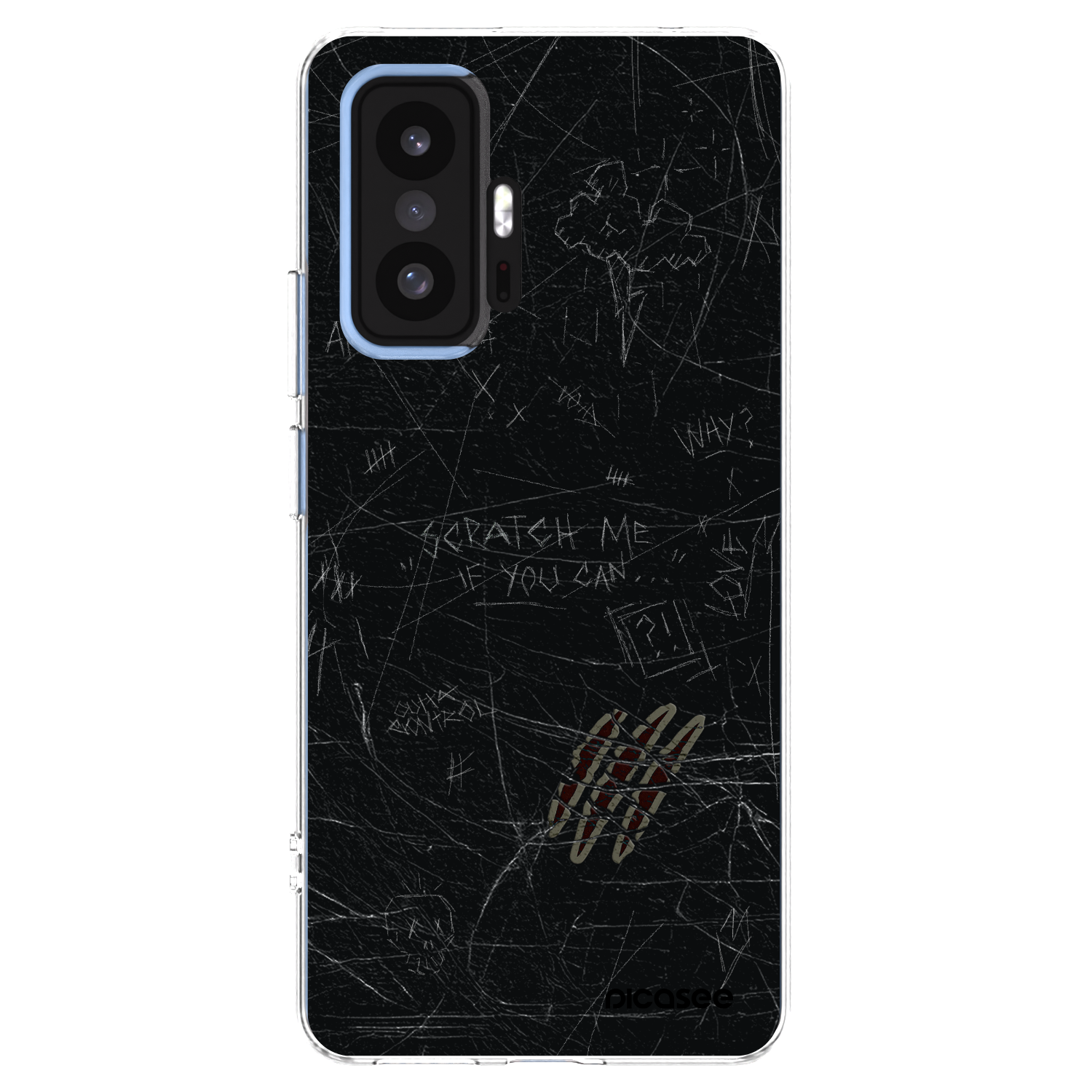 Picasee Xiaomi 11T Pro Hülle - Transparentes Silikon - SCRATCH