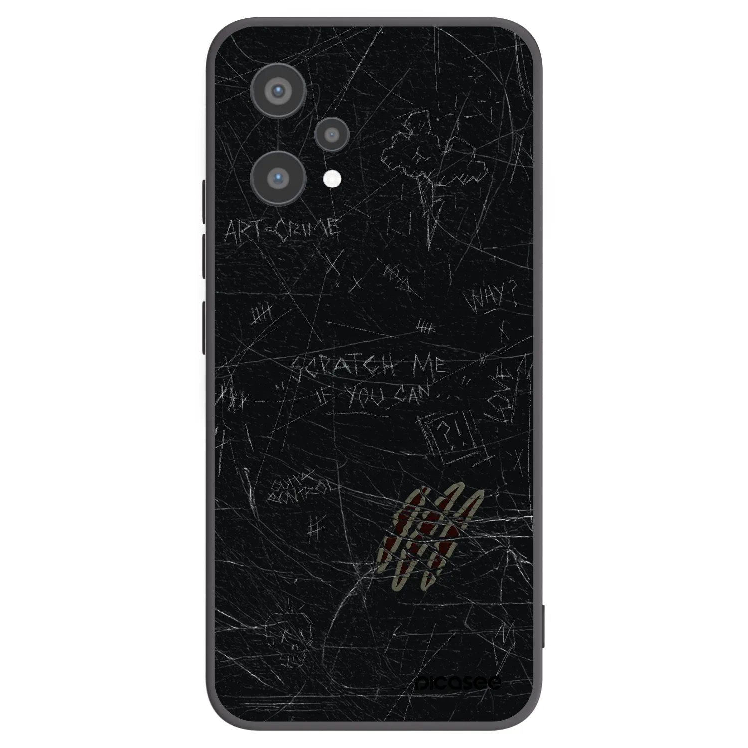 Picasee Realme 9 Pro 5G Hülle - Schwarzes Silikon - SCRATCH