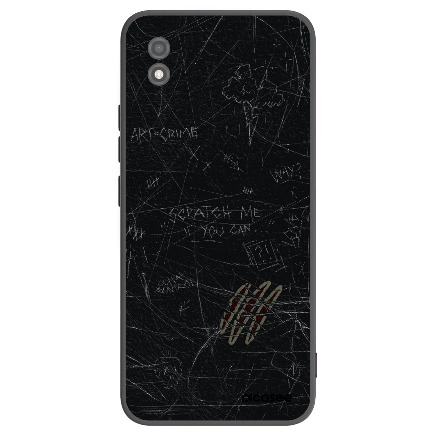 Picasee Realme C11 (2021) Hülle - Schwarzes Silikon - SCRATCH