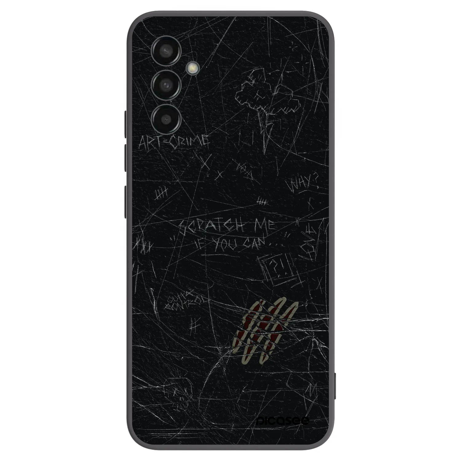 Picasee Samsung Galaxy M13 M135F Hülle - Schwarzes Silikon - SCRATCH