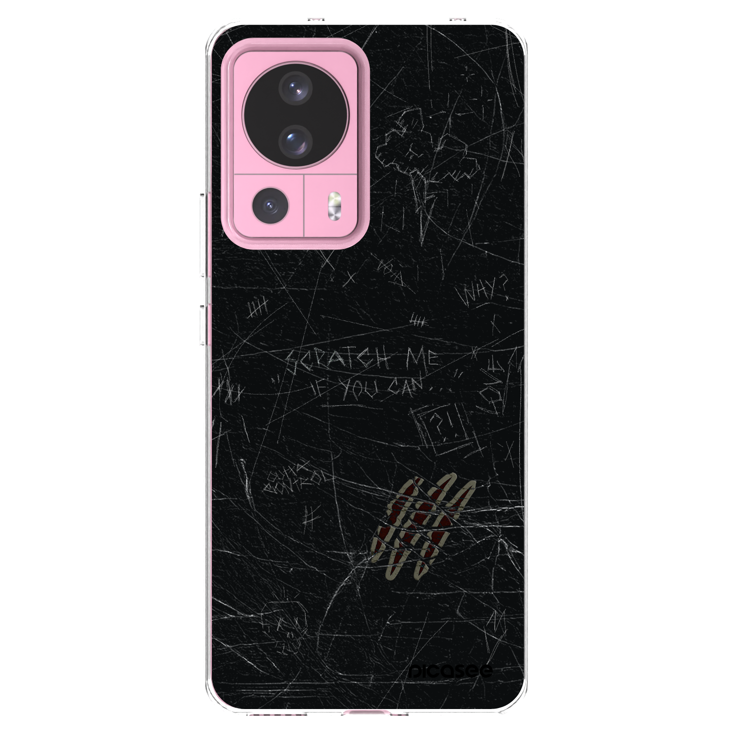 Picasee Xiaomi 13 Lite Hülle - Transparentes Silikon - SCRATCH