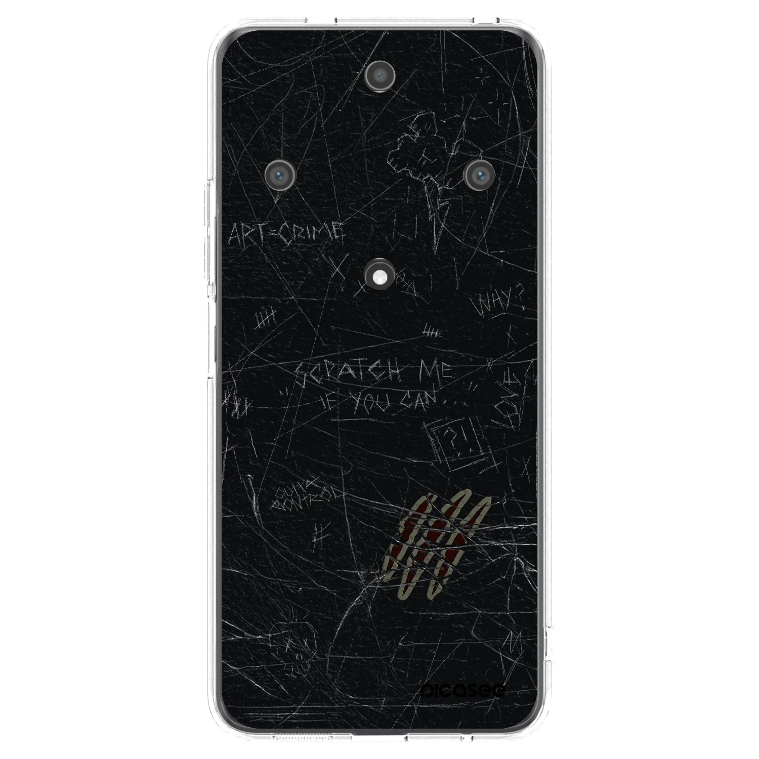 Picasee Honor Magic5 Lite 5G Hülle - Transparentes Silikon - SCRATCH