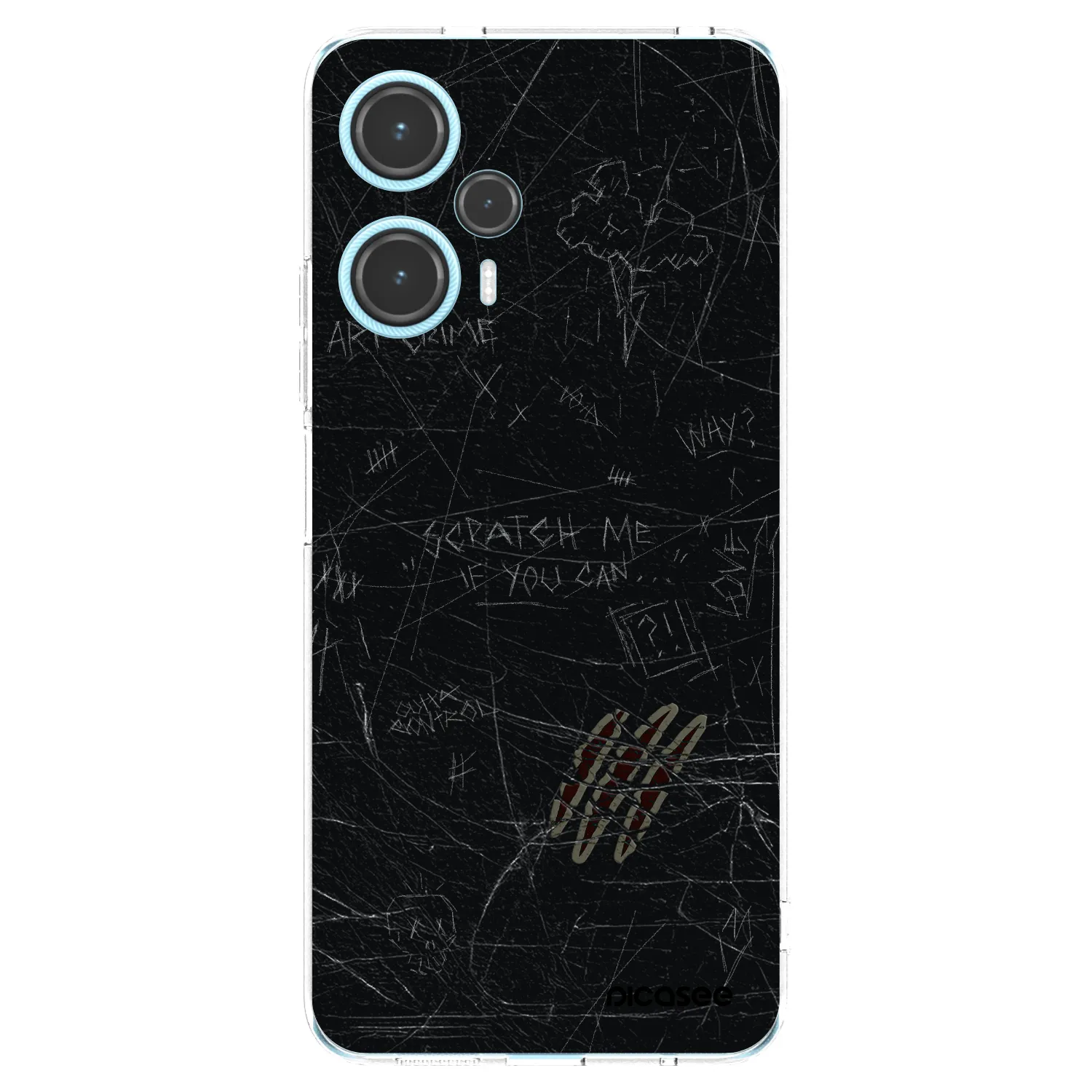 Picasee Xiaomi Poco F5 Hülle - Transparentes Silikon - SCRATCH