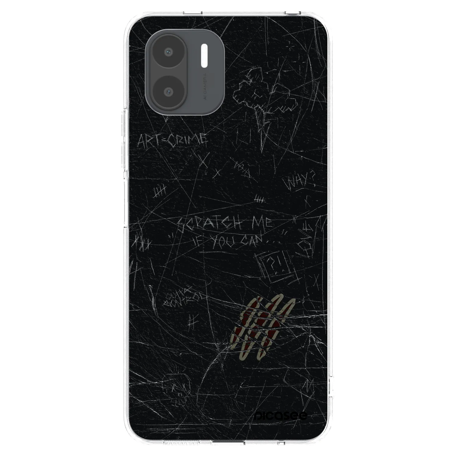 Picasee Xiaomi Redmi A2 Hülle - Transparentes Silikon - SCRATCH