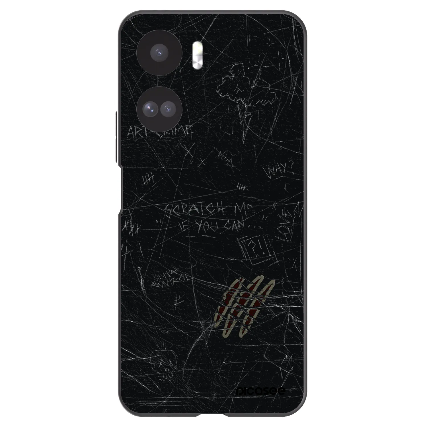 Picasee Honor 90 Lite 5G Hülle - Schwarzes Silikon - SCRATCH