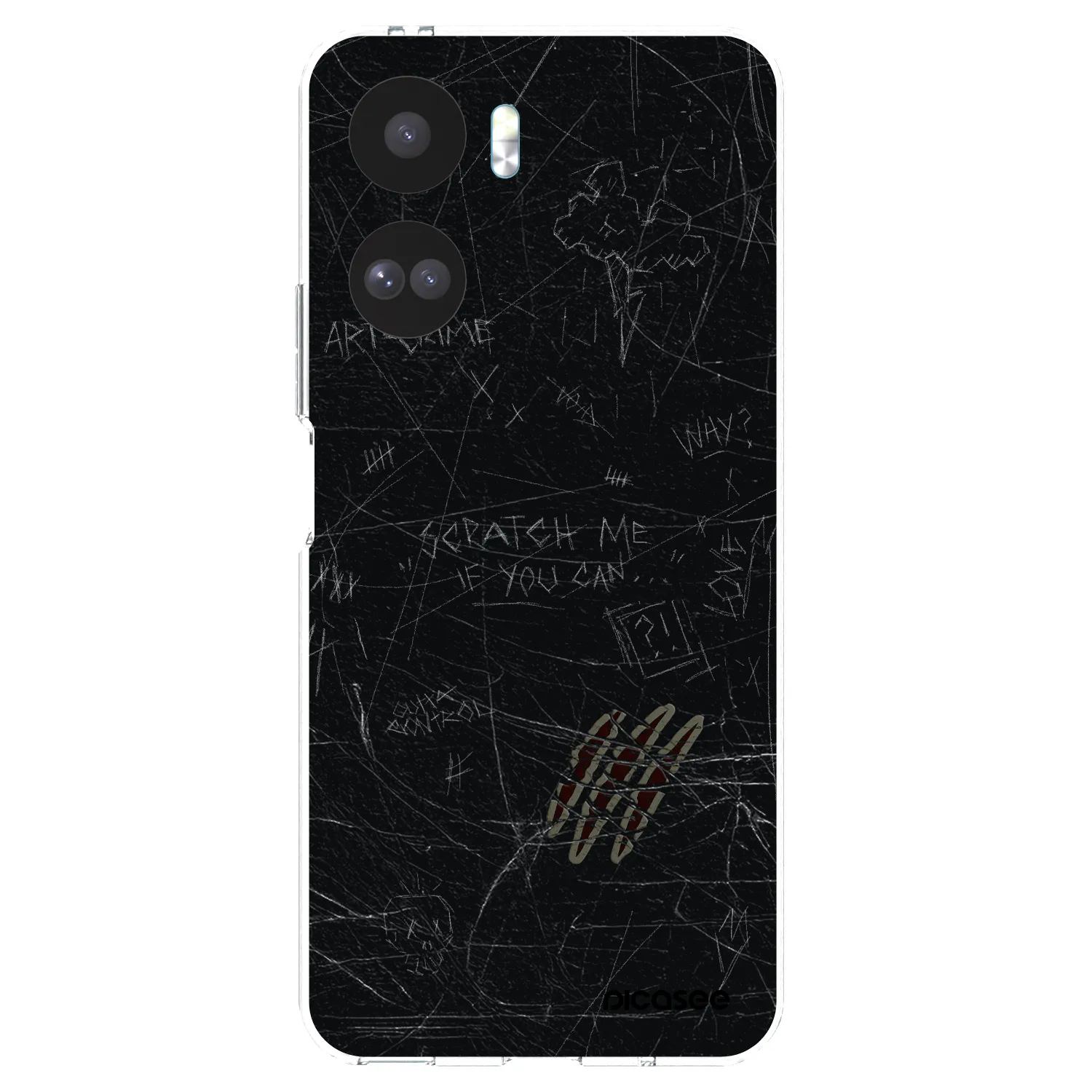 Picasee Honor 90 Lite 5G Hülle - Transparentes Silikon - SCRATCH