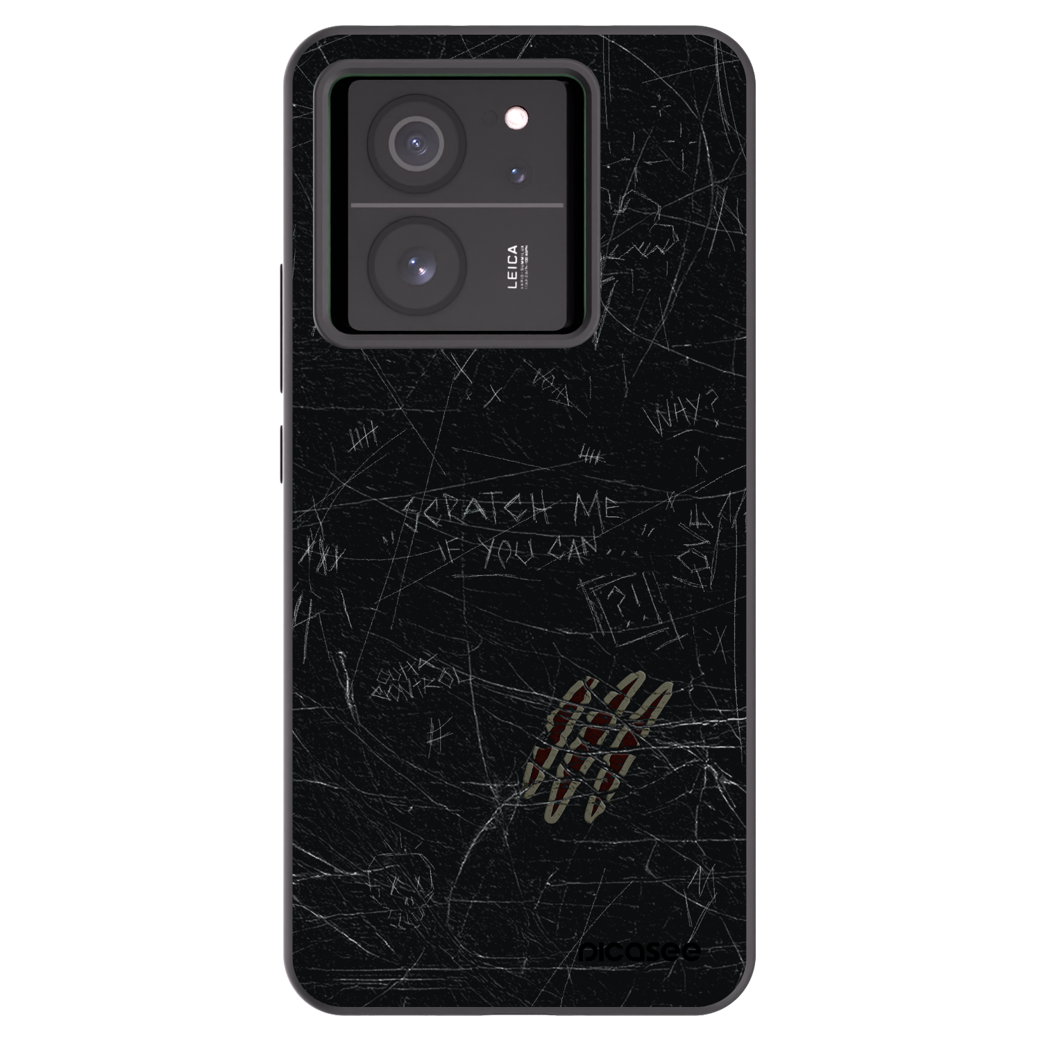 Picasee Xiaomi 13T Pro Hülle - Schwarzes Silikon - SCRATCH