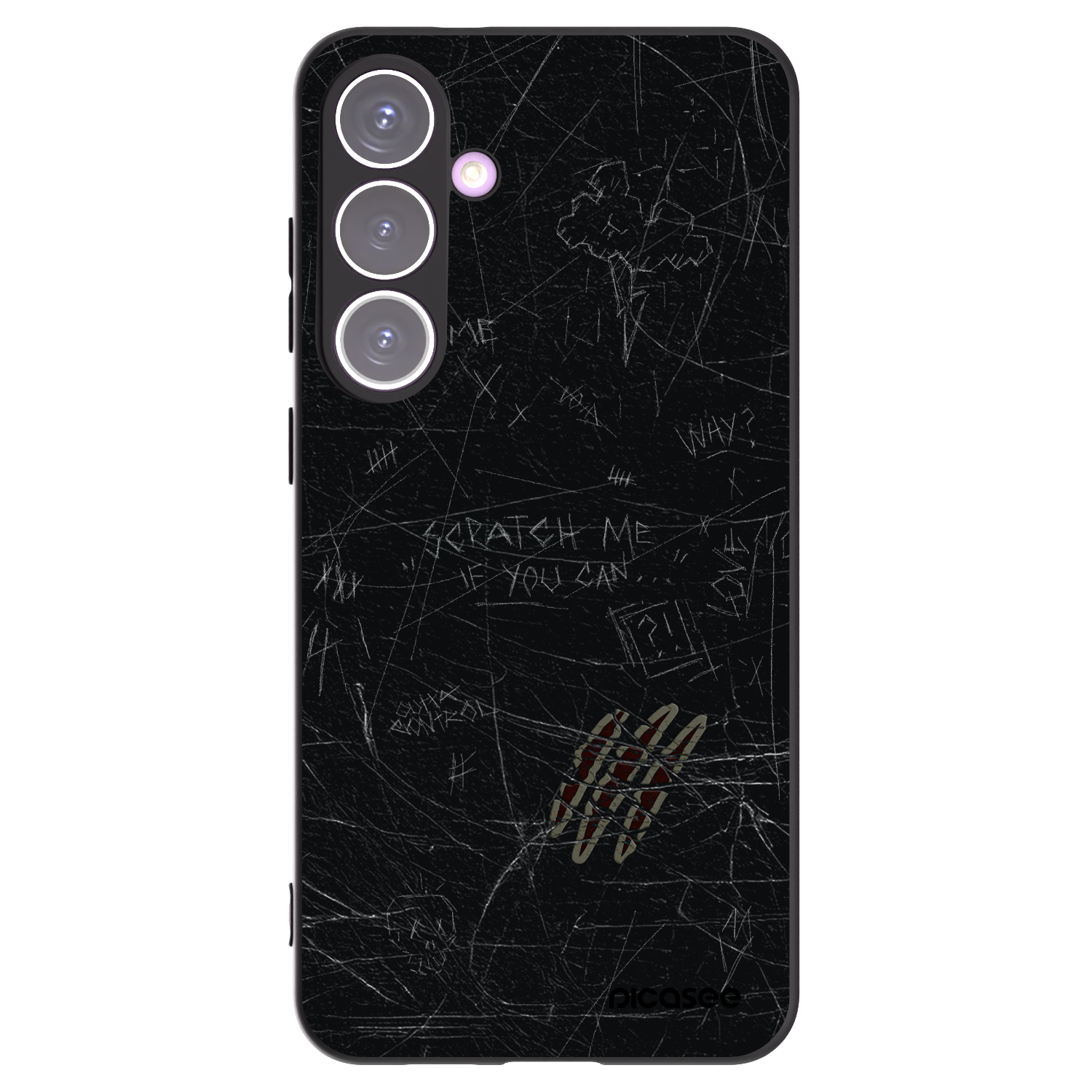 Picasee Samsung Galaxy S24+ S926B 5G Hülle - Schwarzes Silikon - SCRATCH