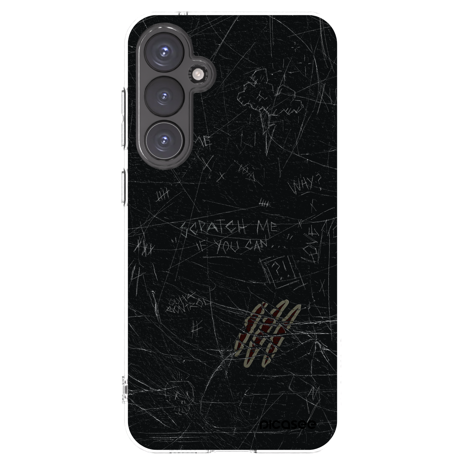 Picasee Samsung Galaxy S23 FE S711B Hülle - Transparentes Silikon - SCRATCH