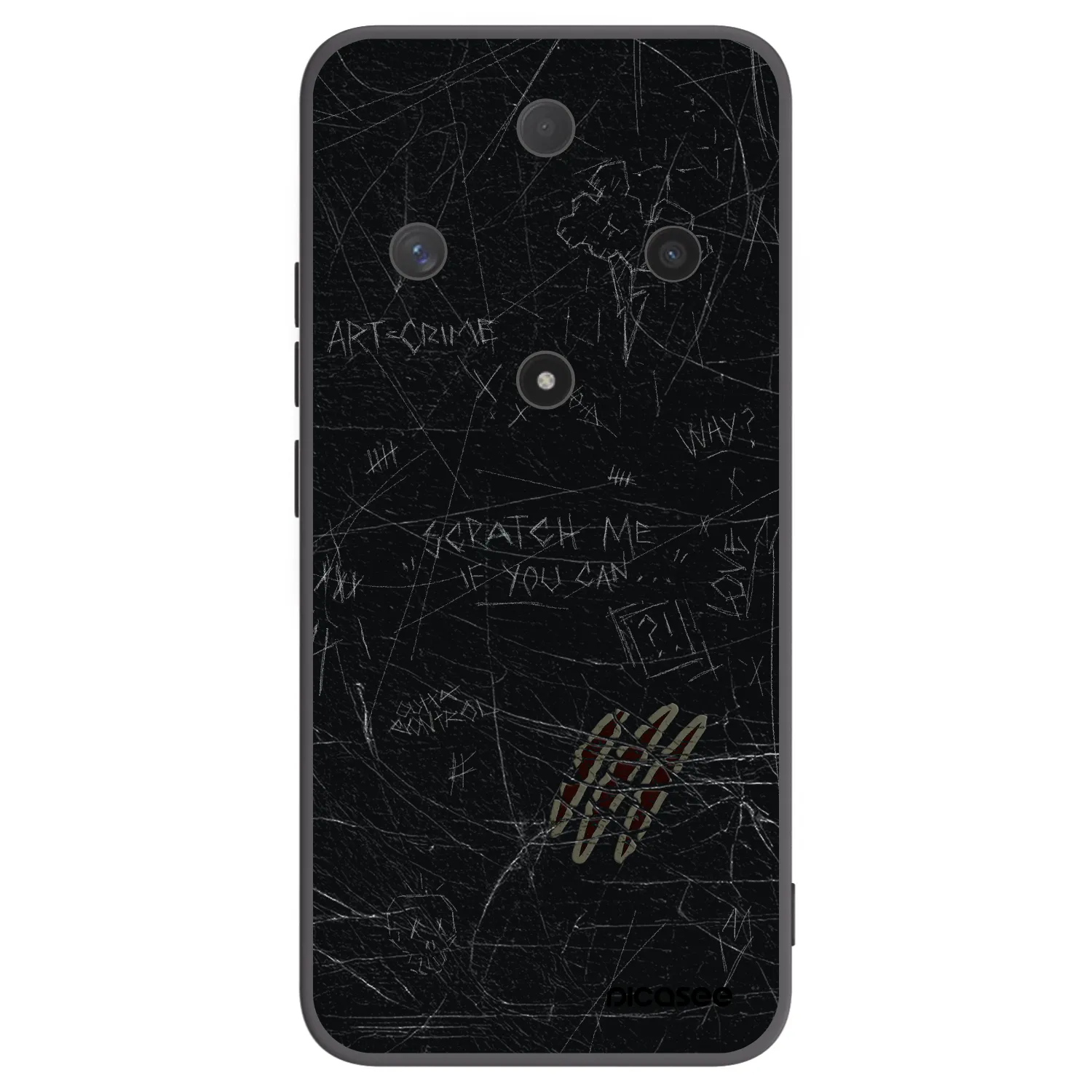 Picasee Honor Magic6 Lite 5G Hülle - Schwarzes Silikon - SCRATCH