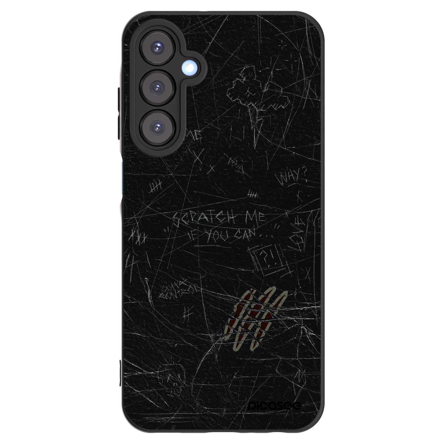 Picasee Samsung Galaxy A25 A256B 5G Hülle - Schwarzes Silikon - SCRATCH