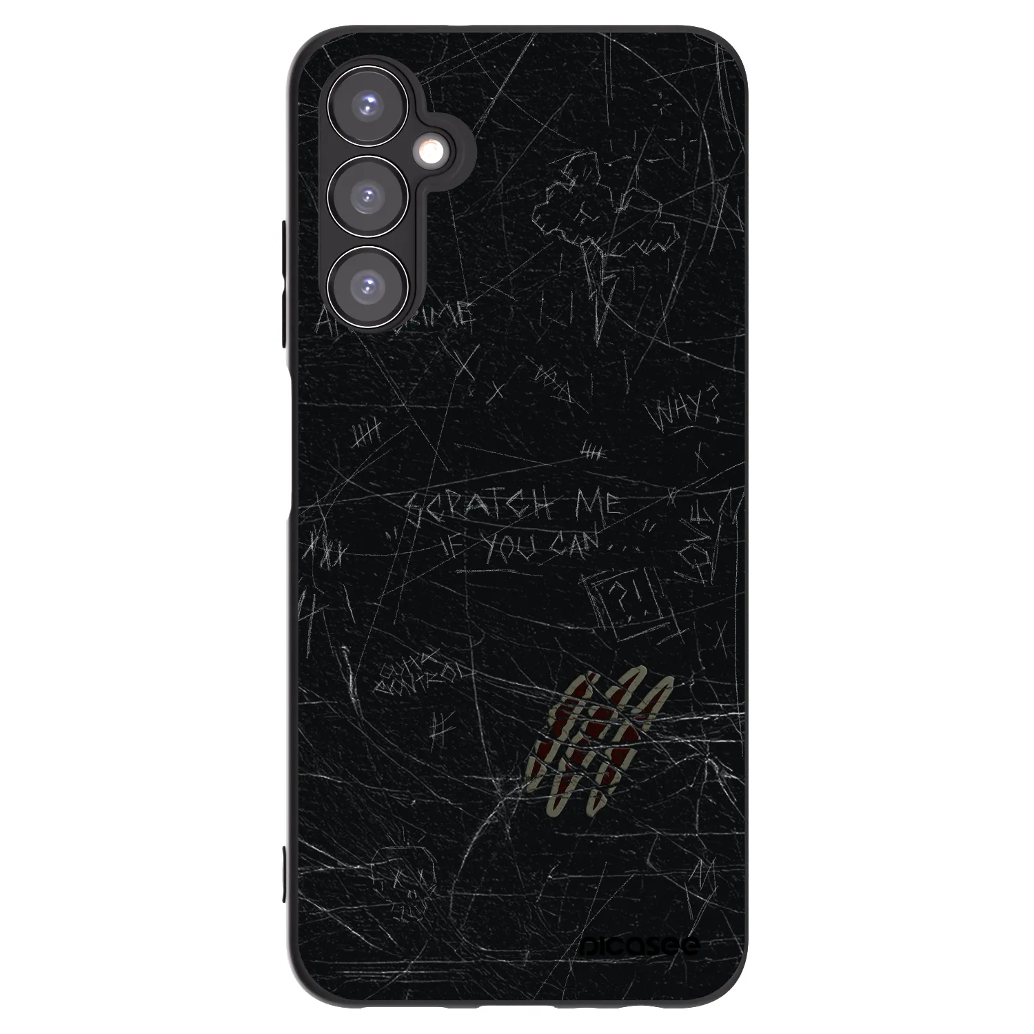 Picasee Samsung Galaxy A05s A057G Hülle - Schwarzes Silikon - SCRATCH