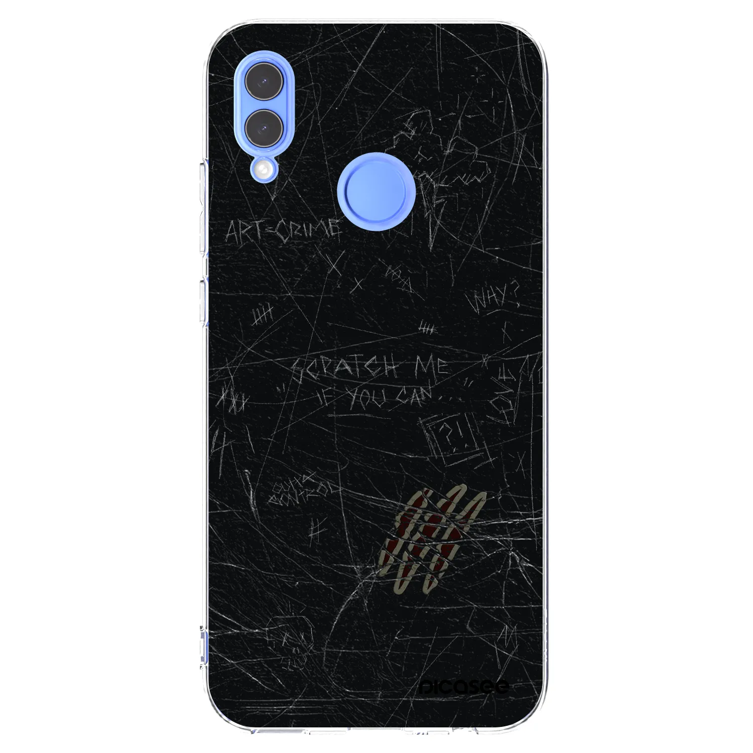 Picasee Honor 10 Lite Hülle - Transparentes Silikon - SCRATCH