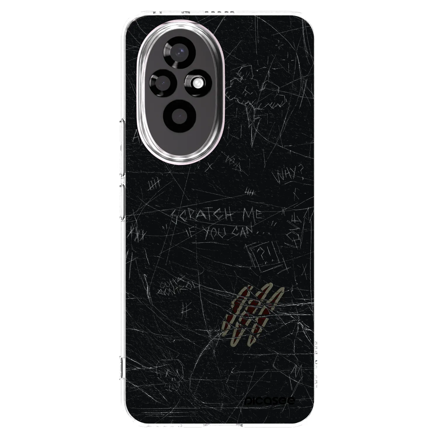 Picasee Honor 200 Pro 5G Hülle - Transparentes Silikon - SCRATCH