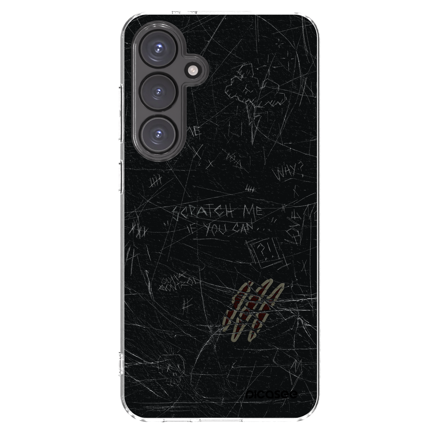 Picasee Samsung Galaxy S24 FE S721B Hülle - Transparentes Silikon - SCRATCH