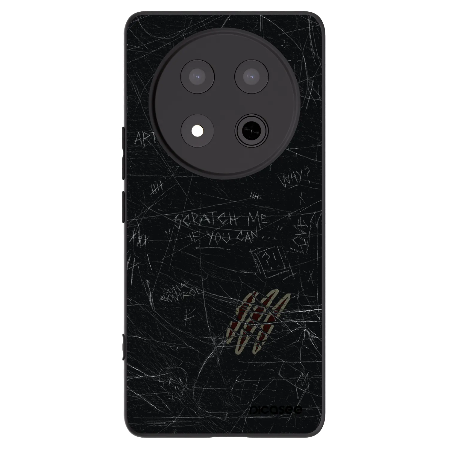 Picasee Honor Magic7 Lite 5G Hülle - Schwarzes Silikon - SCRATCH