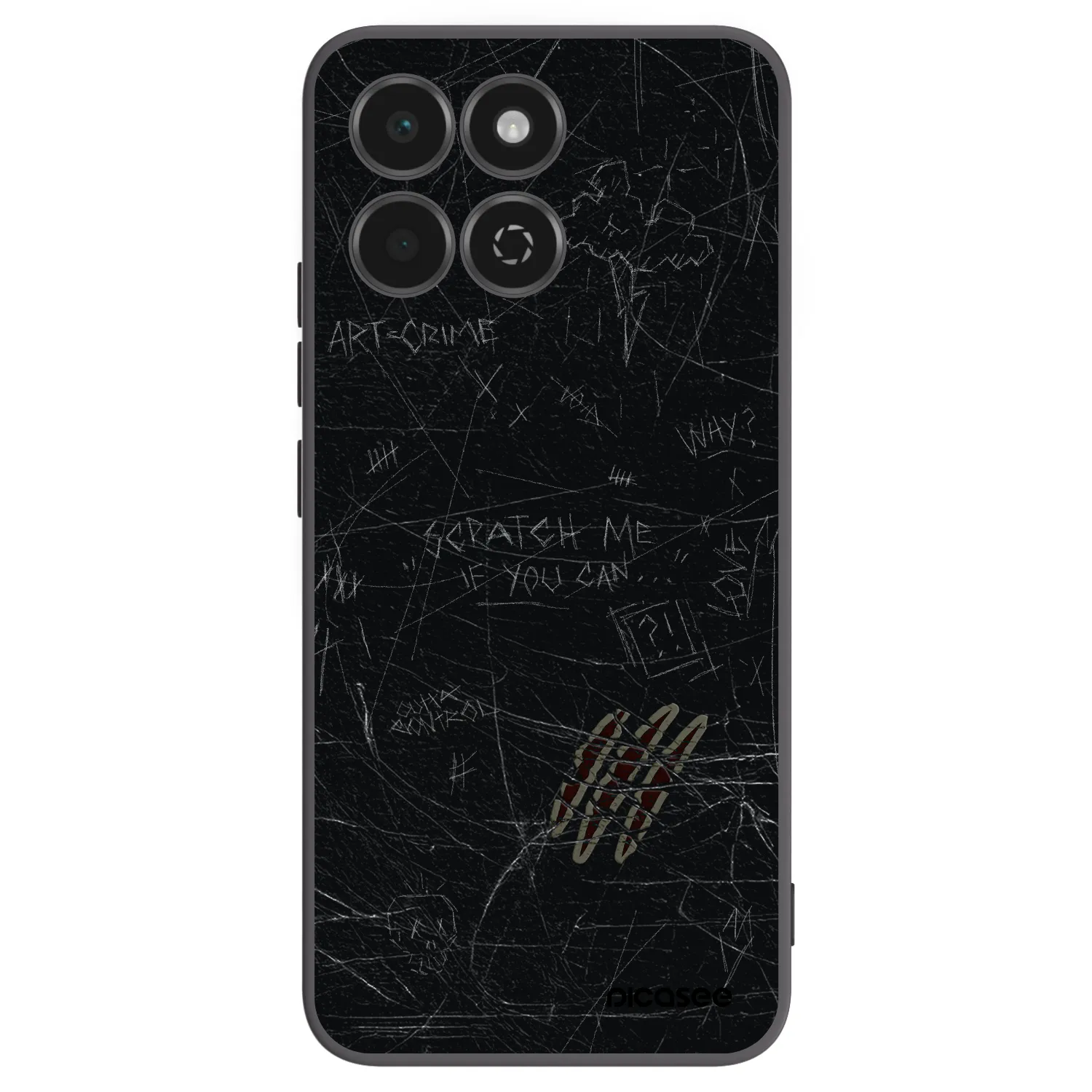 Picasee Honor 200 Smart 5G Hülle - Schwarzes Silikon - SCRATCH