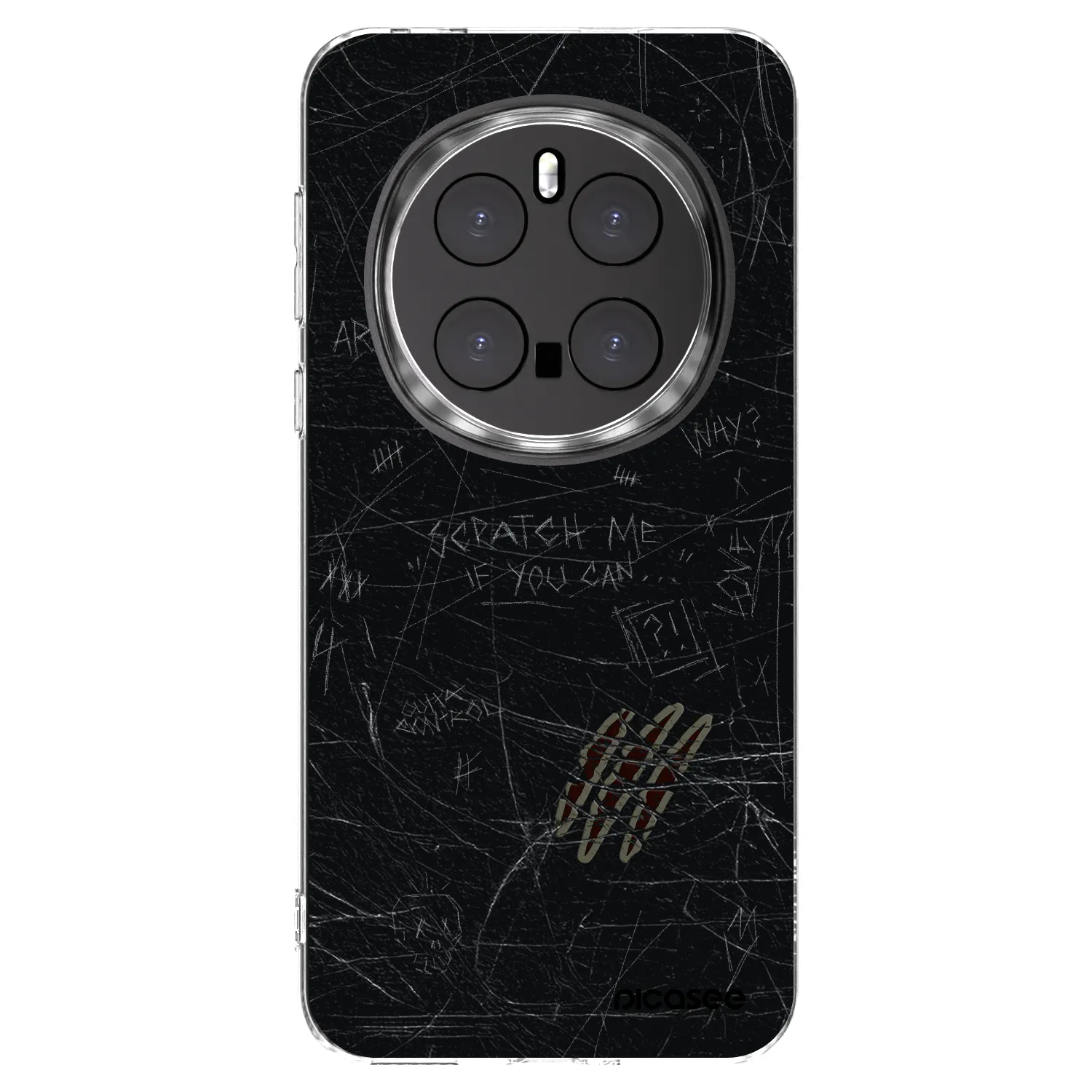 Picasee Honor Magic7 Pro 5G Hülle - Transparentes Silikon - SCRATCH