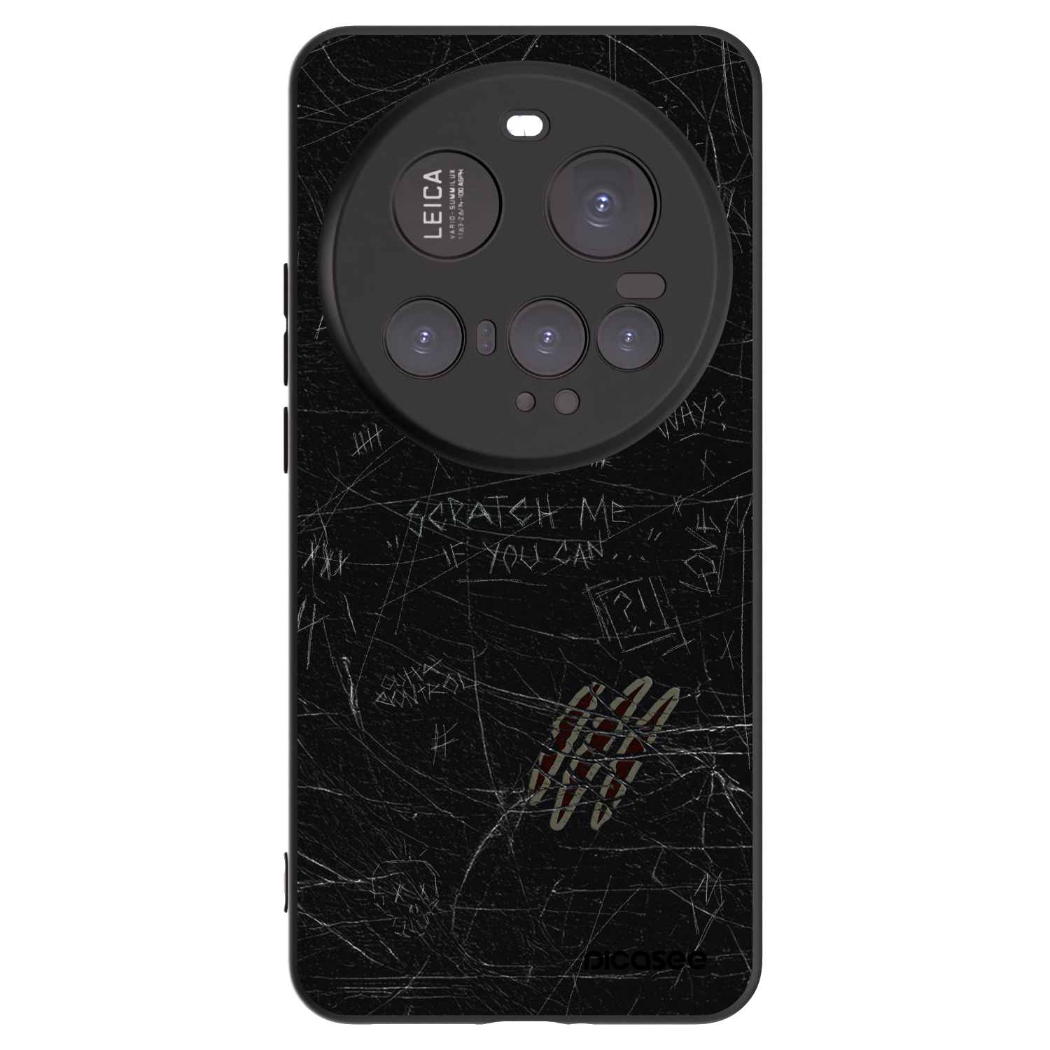 Picasee Xiaomi 15 Ultra Hülle - Schwarzes Silikon - SCRATCH