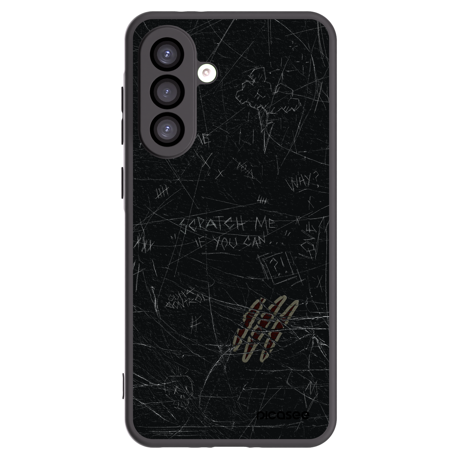 Picasee Samsung Galaxy A26 5G A266B Hülle - Schwarzes Silikon - SCRATCH