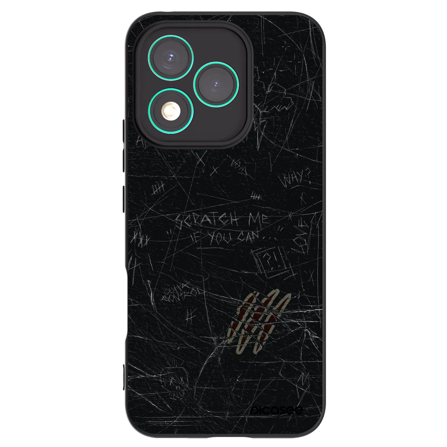 Picasee Honor 400 Lite 5G Hülle - Schwarzes Silikon - SCRATCH