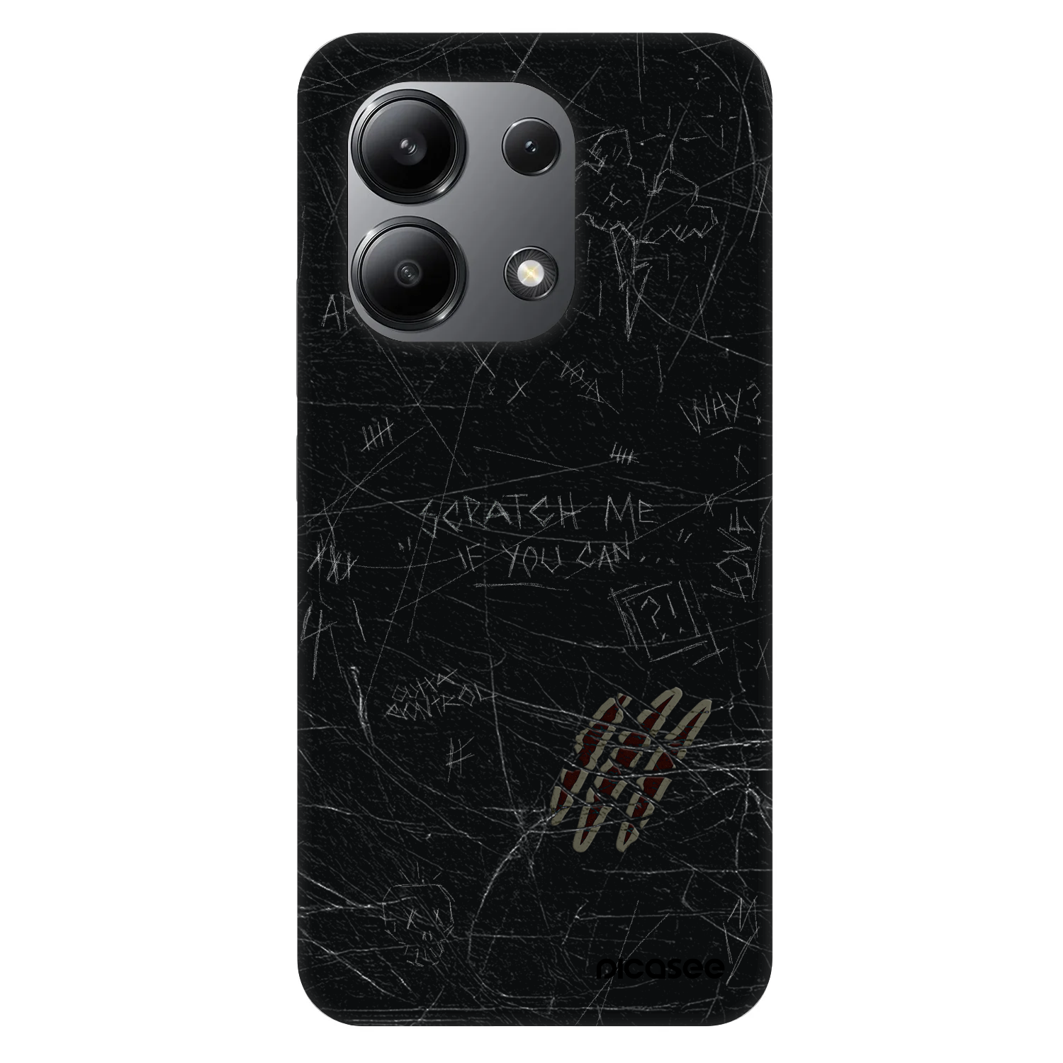 Picasee Fashion Case für Xiaomi Redmi Note 13 4G - SCRATCH