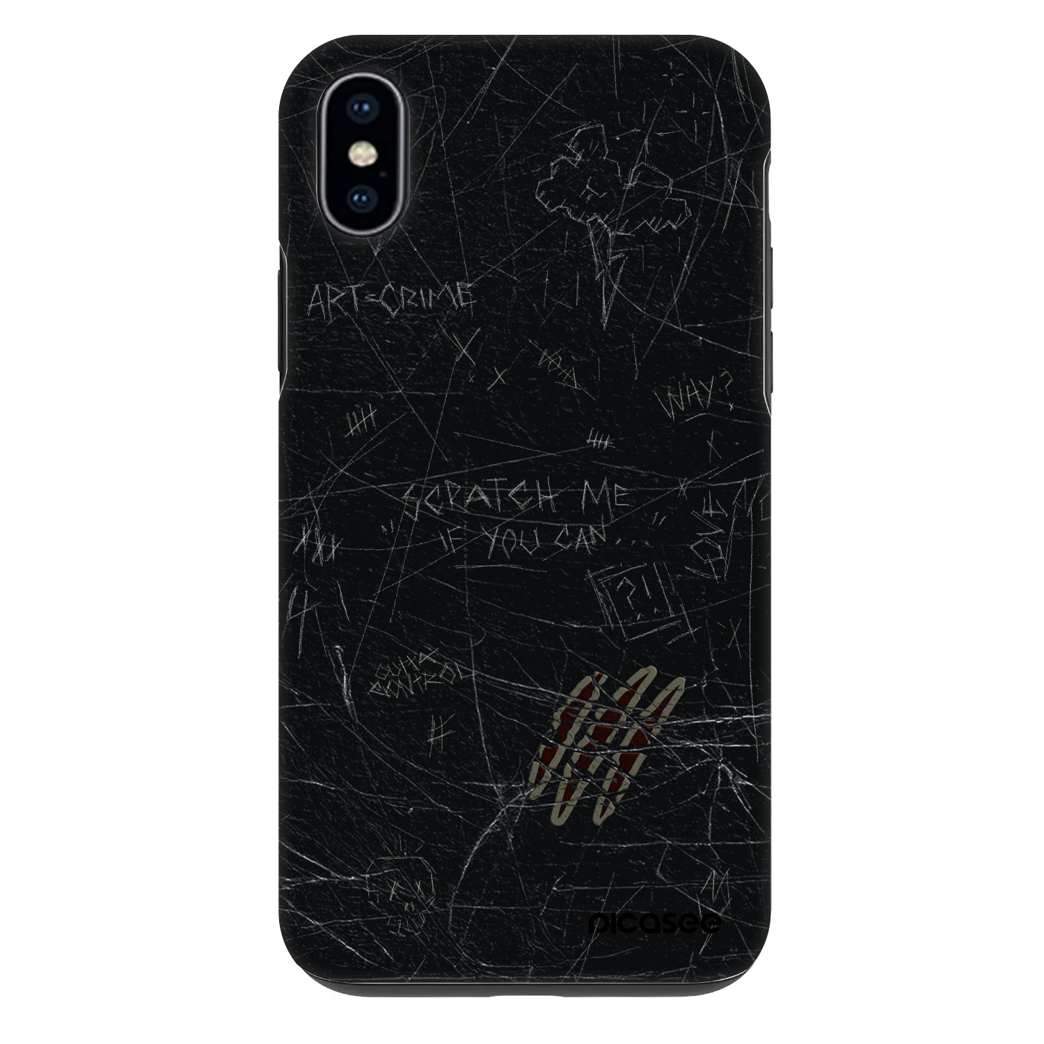 Picasee Fashion Case für Apple iPhone XS Max - SCRATCH
