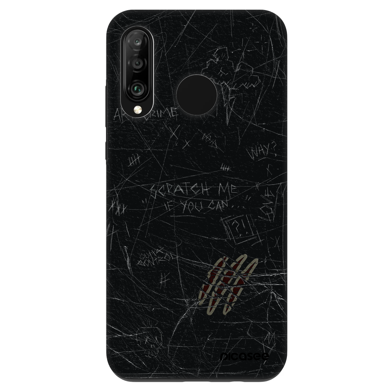 Picasee Fashion Case für Huawei P30 Lite - SCRATCH
