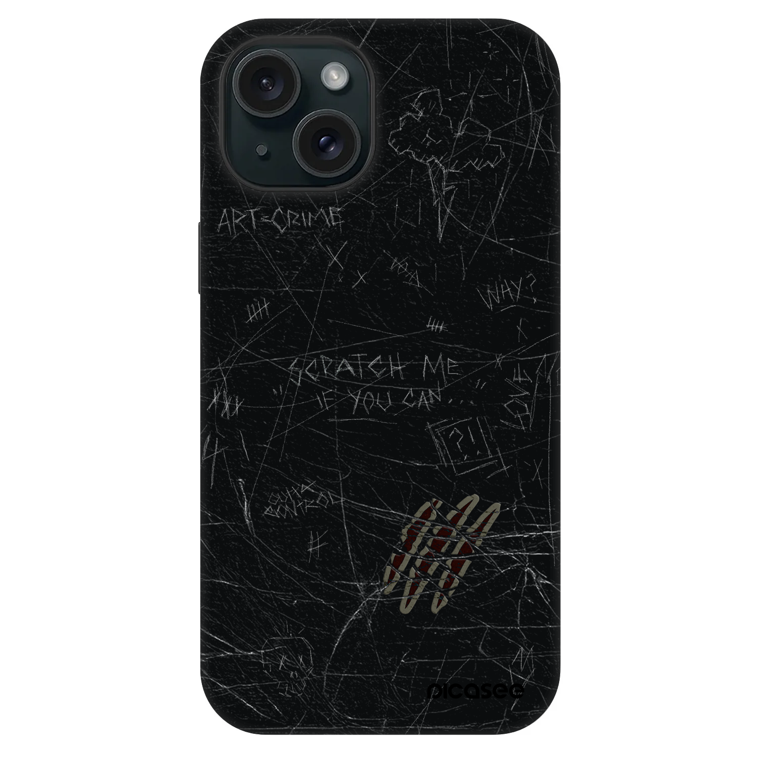 Picasee Fashion Case MagSafe für Apple iPhone 15 - SCRATCH