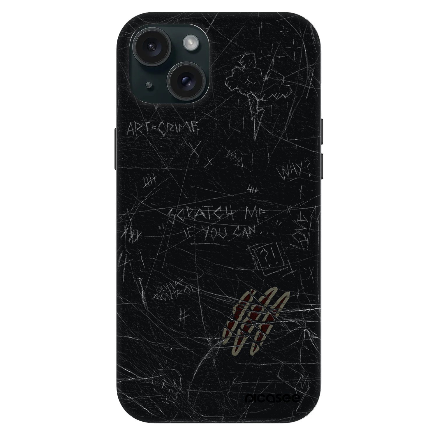 Picasee Fashion Case MagSafe für Apple iPhone 15 Plus - SCRATCH