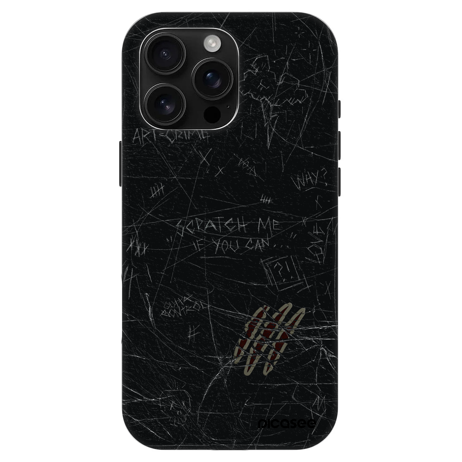 Picasee Fashion Case MagSafe für Apple iPhone 16 Pro Max - SCRATCH